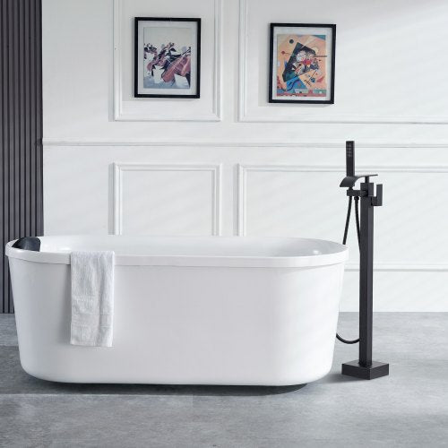 Freestanding Bathtub Faucet Floor Mount Freestanding Tub Filler Shower