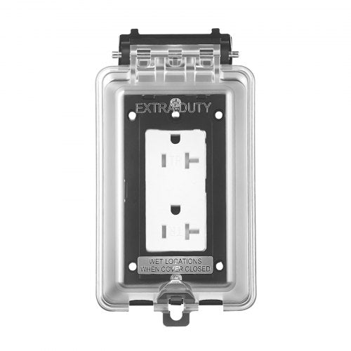 Outdoor Outlet Cover 1Gang Weatherproof Electrical Outlet Cover with Lockable