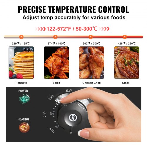 Commercial Electric Griddle 21 1600W Countertop Flat Top Grill Stainless