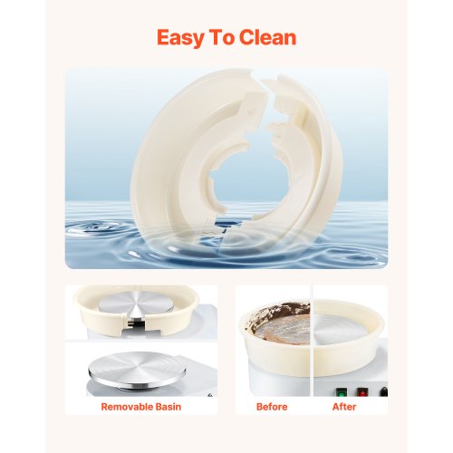 Pottery Wheel 14 in Ceramic Wheel Forming Machine 60300 RPM Speed
