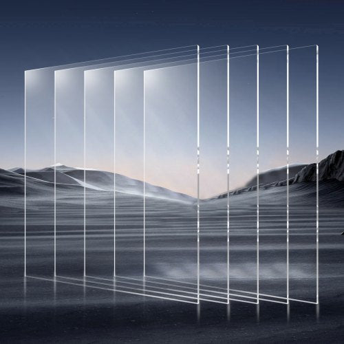 PETPlexiglass Sheets 5Pack Plastic Sheet 24 x 36 Inch 004 Inch Thick