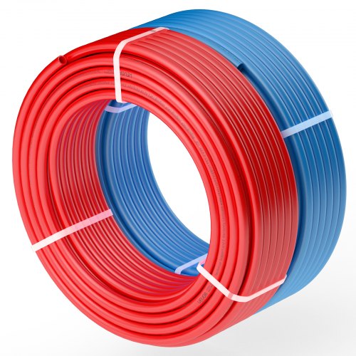 PEX Pipe 12 Inch 2 x 100 Feet Length PEXA Flexible Pipe Tubing for Potable Water