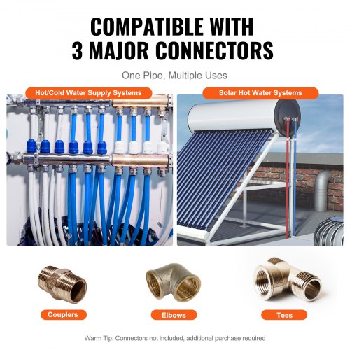 PEX Pipe 34 Inch 100 Feet Length PEXA Flexible Pipe Tubing for Potable