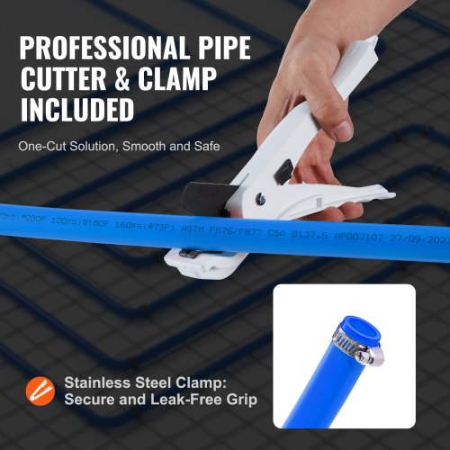 PEX Pipe 34 Inch 100 Feet Length PEXB Flexible Pipe Tubing for Potable