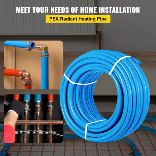 Pex Tubing 1 Pex Pipe 300ft Flexible Pex Hose Non Oxygen Barrier Pex Tube
