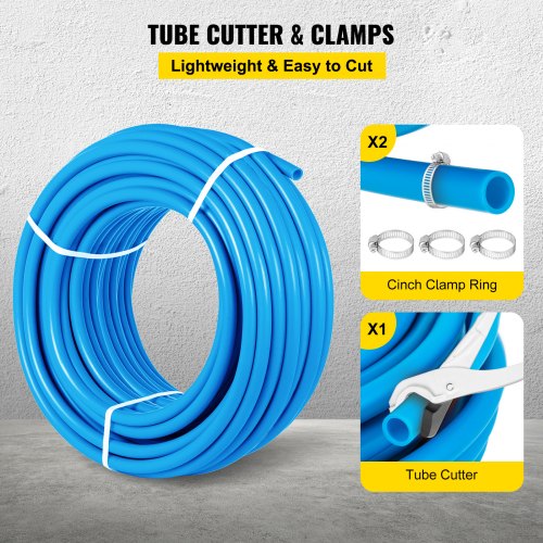 Pex Tubing 1 Pex Pipe 300ft Flexible Pex Hose Non Oxygen Barrier Pex Tube