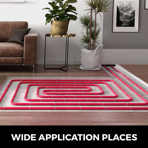 34 X 300Ft PEX Tubing PexB Red Hydronic Radiant Floor Heat Heating System