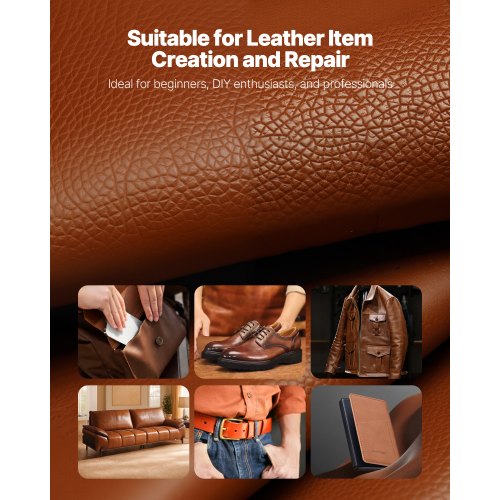 Leather Working Tools Kit 38 PCS Leather Craft Tools with Portable Canvas