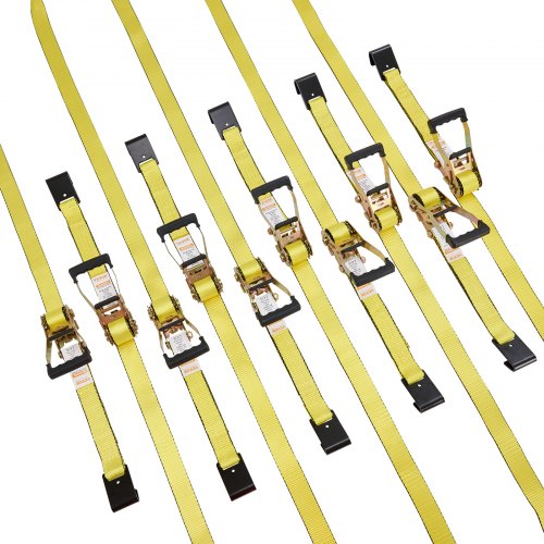 Ratchet Tie Down Straps 10PK 10000 lb Break Strength Endless Ratchet