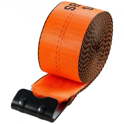 Winch Straps 4 in x 30 ft Truck Straps with Flat Hook 10 Pack Heavy Duty
