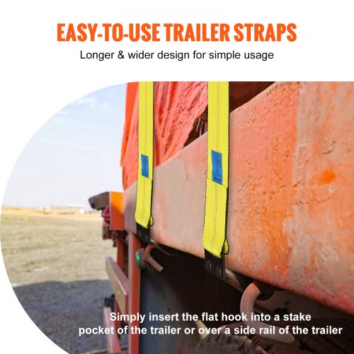 Winch Straps 4 x 30 6000 lbs Load Capacity 18000 lbs Break Strength