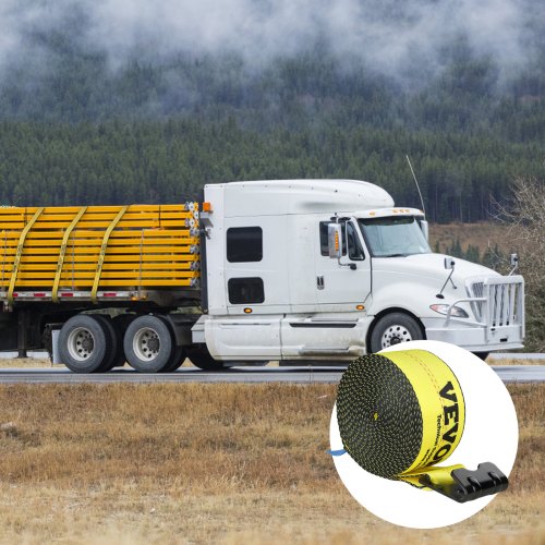 Winch Straps 4 x 30 6000 lbs Load Capacity 18000 lbs Break Strength