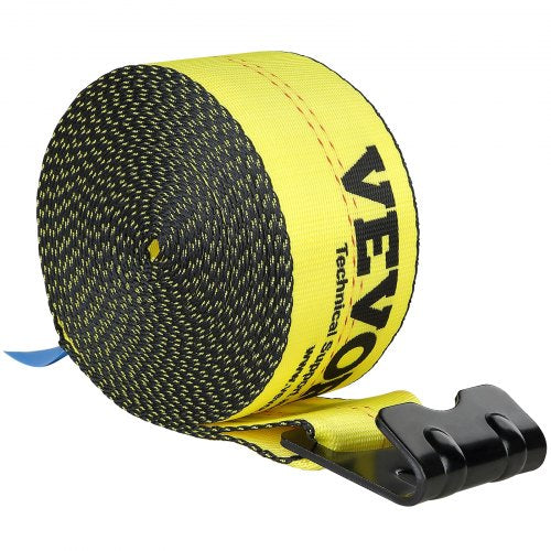 Winch Straps 4 x 30 6000 lbs Load Capacity 18000 lbs Break Strength