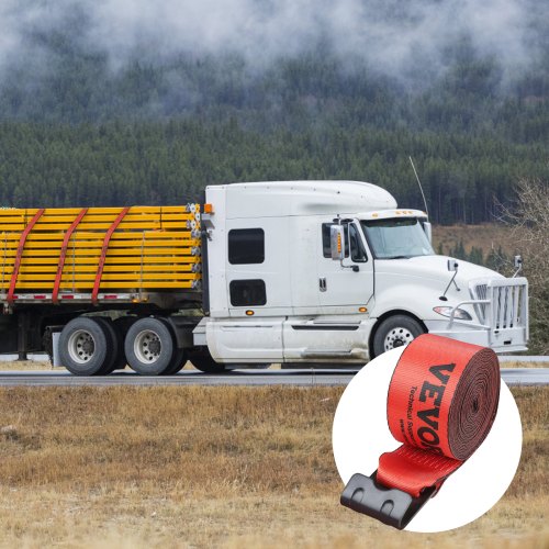 Winch Straps 4 x 30 6000 lbs Load Capacity 18000 lbs Breaking Strength
