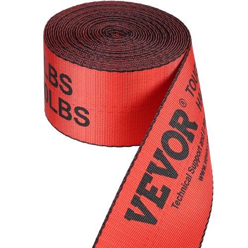 Winch Straps 4 x 30 6000 lbs Load Capacity 18000 lbs Breaking Strength