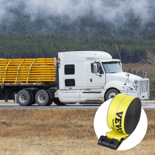 Winch Straps 4 x 40 6000 lbs Load Capacity 18000 lbs Break Strength
