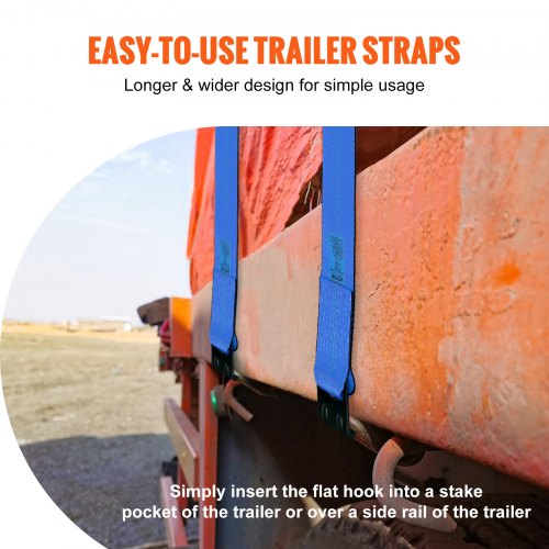 Winch Straps 4 x 30 6000 lbs Load Capacity 18000 lbs Breaking Strength