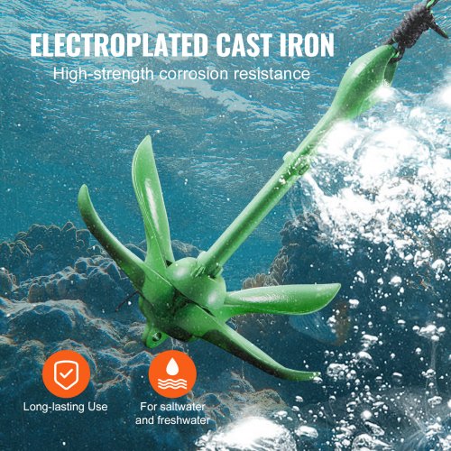 Kayak Anchor Kit 3.5 lb Paddle Board Anchor Kit with 262 ft8 m Rope and Buoy