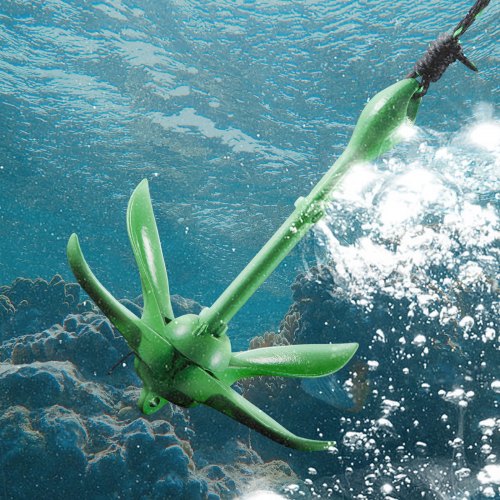 Kayak Anchor Kit 3.5 lb Paddle Board Anchor Kit with 262 ft8 m Rope and Buoy