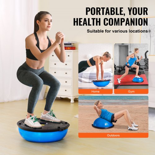 Half Exercise Ball Trainer 23 inch Balance Ball Trainer 660lbs Capacity