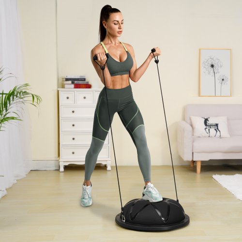 Half Exercise Ball Trainer 23 inch Balance Ball Trainer 660 lbs Capacity