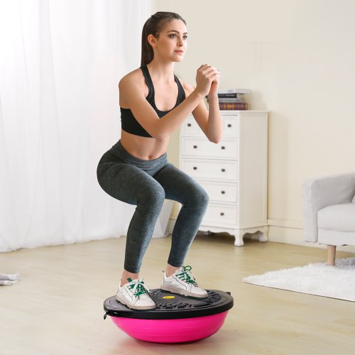 Half Exercise Ball Trainer 26 inch Balance Ball Trainer 1500lbs Capacity