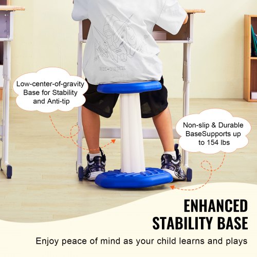 Kids Wobble Chair Active Chair with Sponge Cushion Wobble Stool Improves