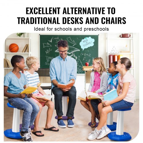 Kids Wobble Chair Active Chair with Sponge Cushion Wobble Stool Improves