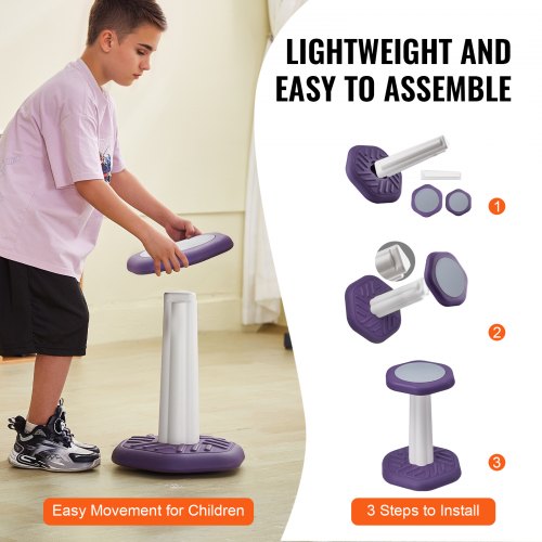 Kids Wobble Chair Active Chair with Sponge Cushion Wobble Stool Improves