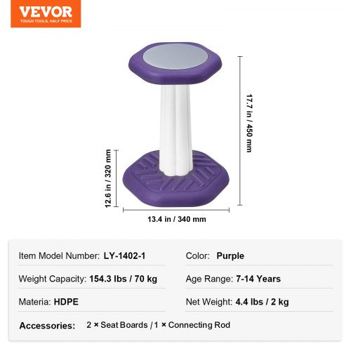Kids Wobble Chair Active Chair with Sponge Cushion Wobble Stool Improves
