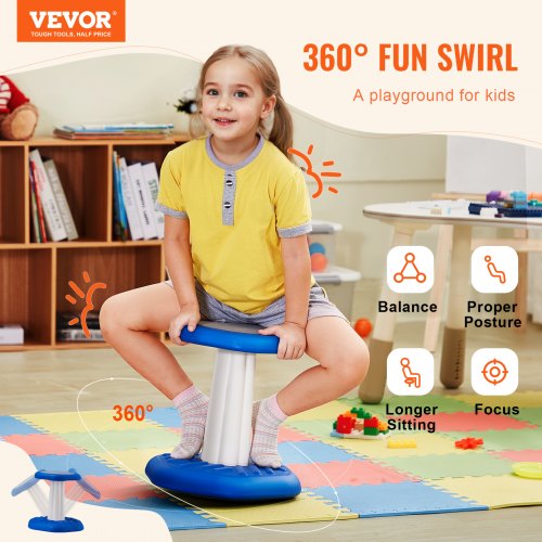 Kids Wobble Chair Active Chair with Sponge Cushion Wobble Stool Improves