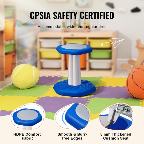 Kids Wobble Chair Active Chair with Sponge Cushion Wobble Stool Improves