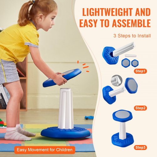 Kids Wobble Chair Active Chair with Sponge Cushion Wobble Stool Improves