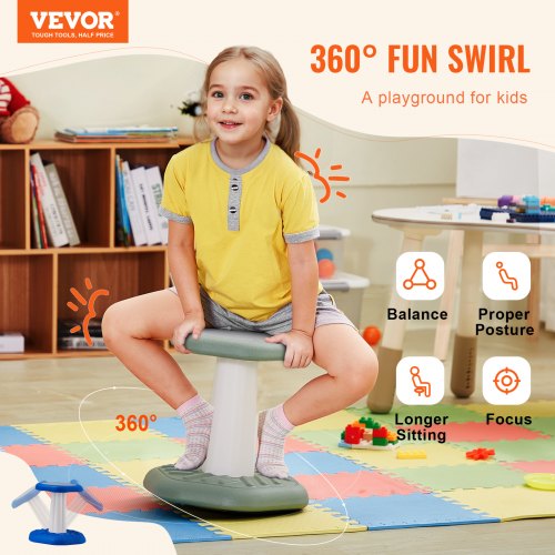 Kids Wobble Chair Active Chair with Sponge Cushion Wobble Stool Improves