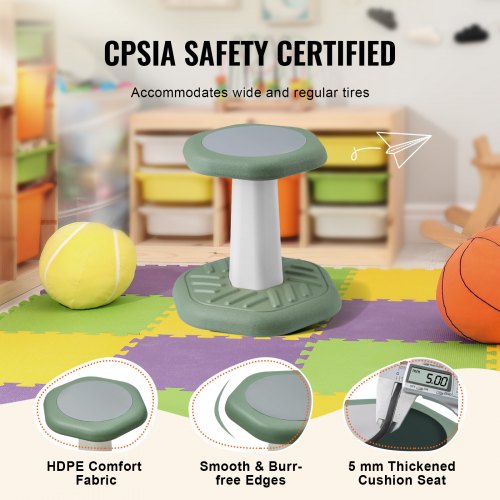 Kids Wobble Chair Active Chair with Sponge Cushion Wobble Stool Improves