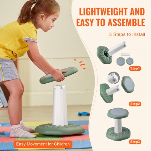 Kids Wobble Chair Active Chair with Sponge Cushion Wobble Stool Improves
