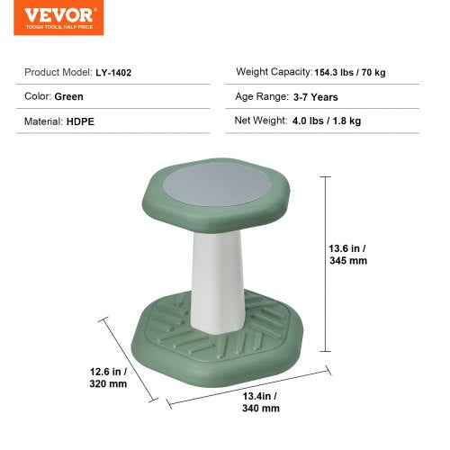 Kids Wobble Chair Active Chair with Sponge Cushion Wobble Stool Improves