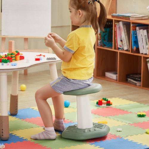 Kids Wobble Chair Active Chair with Sponge Cushion Wobble Stool Improves