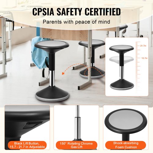 Wobble Chair HeightAdjustable 157217 Active Chair Flexible Seating