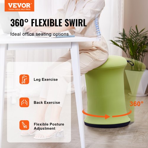 Wobble Chair HeightAdjustable 19325 Wobble Chair with Fabric Cover
