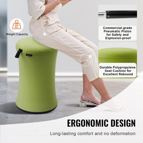 Wobble Chair HeightAdjustable 19325 Wobble Chair with Fabric Cover