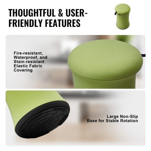 Wobble Chair HeightAdjustable 19325 Wobble Chair with Fabric Cover