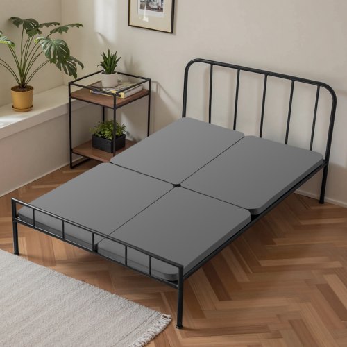 Twin Size Bunkie Board 1.5 in Bed Board Slats with 200D Oxford Cloth