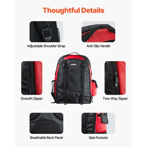 Welding Backpack 25.2L Welder Backpack for Tools and Helmet 1680D