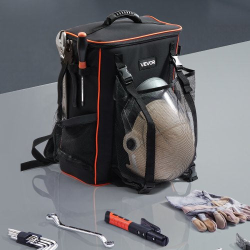 Welding Backpack 33L Welder Backpack with Insulated Bag Helmet Bag 600D