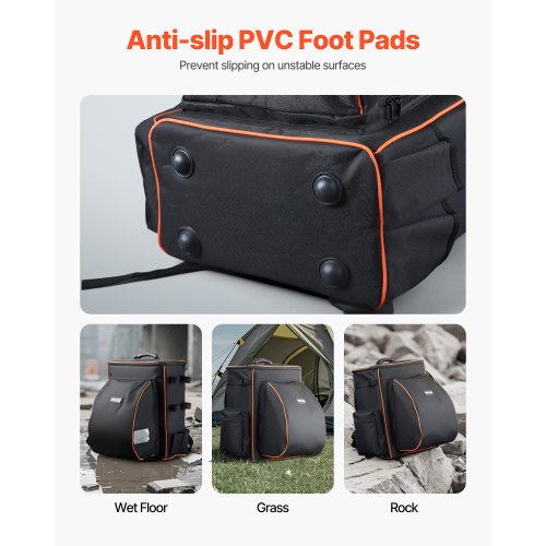 Welding Backpack 356L Welder Backpack for Tools and Helmet 600D Polyester