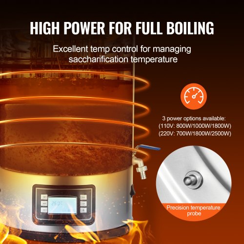 Electric Brewing System 8 GALLON Brewing Stock Pot AllinOne Home Beer