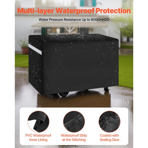 Grill Cover 59 inch BBQ Covers for Outdoor Grills Waterproof Fade