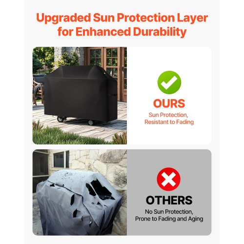 Grill Cover 52 inch BBQ Covers for Outdoor Grills Waterproof Fade