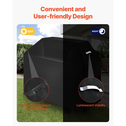 Grill Cover 58 inch BBQ Covers for Outdoor Grills Waterproof Fade